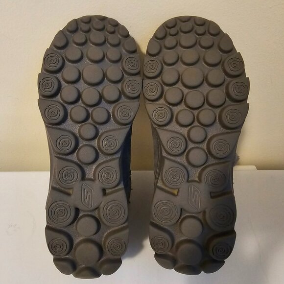 Skechers On The Go Women's Ankle Boots Charcoal Gray Suede Memory Form Size 10 - Picture 7 of 11